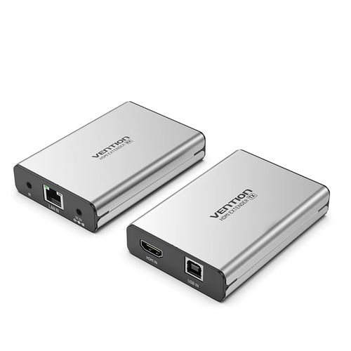 Vention HDMI Network Cable Extender 150M Gray Aluminum Alloy Type
