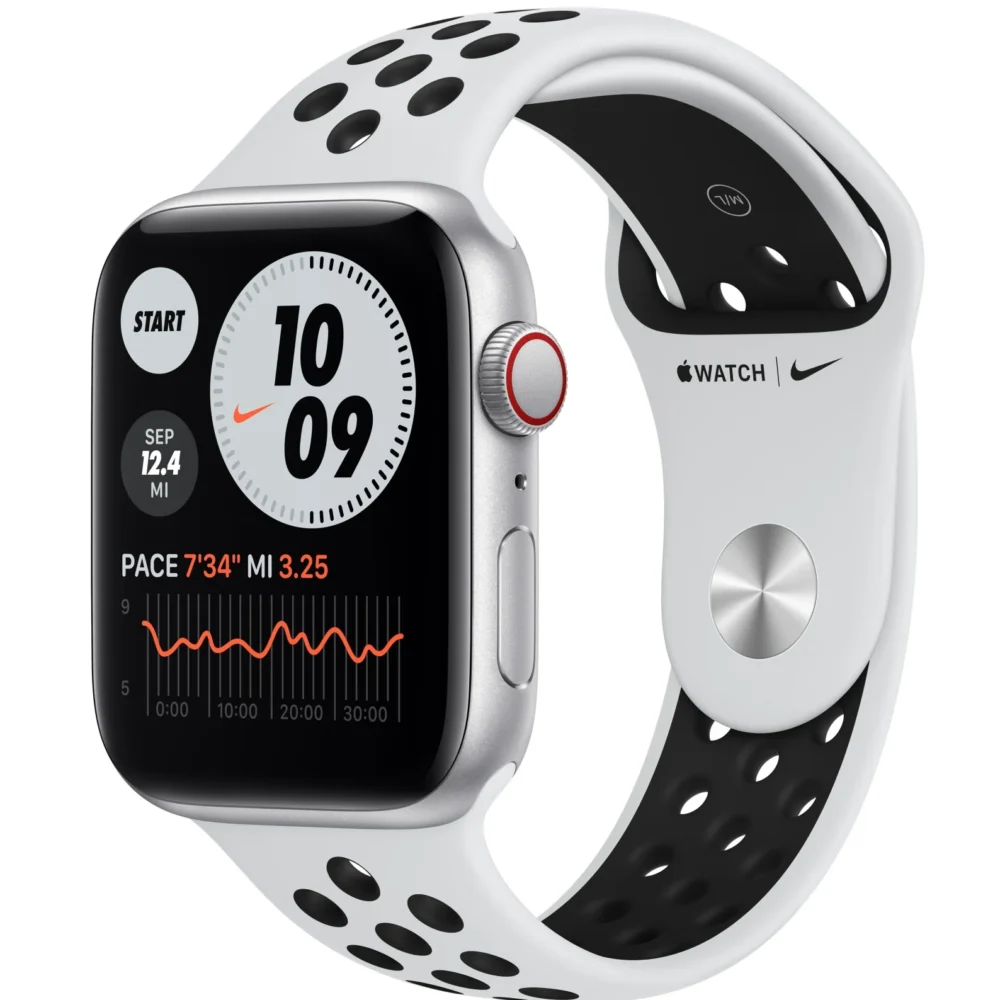 Apple Watch Nike SE GPS + Cellular 44mm Silver