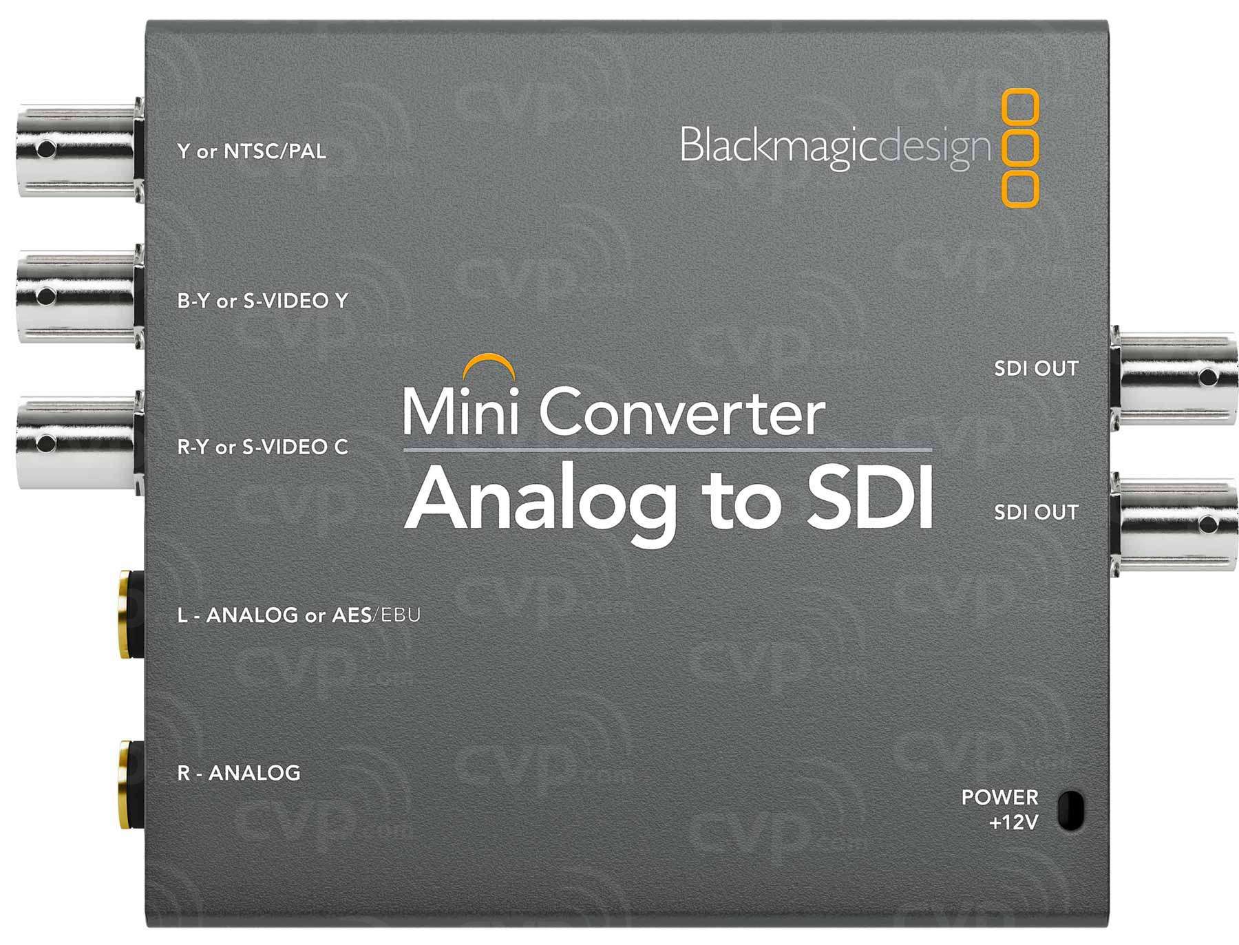 BLACKMAGIC MINI CONVERTOR ANALOG- SDI 12G