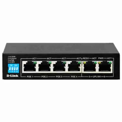D-Link 6-Port Gigabit PoE Switch – DGS-F1006P