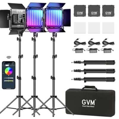 GVM 800RGB Light 3 Kit