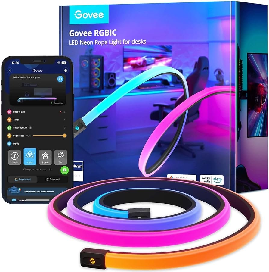 Govee 5M Neon Rope Light For Wall Lining