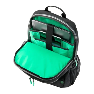 HP 15.6" Active Backpack - Black/Mint Green
