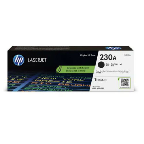 HP 230A Black Original LaserJet Toner Cartridge - W2300A