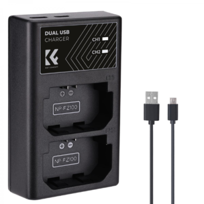 K&F NP-FZ100 DUAL CHARGER