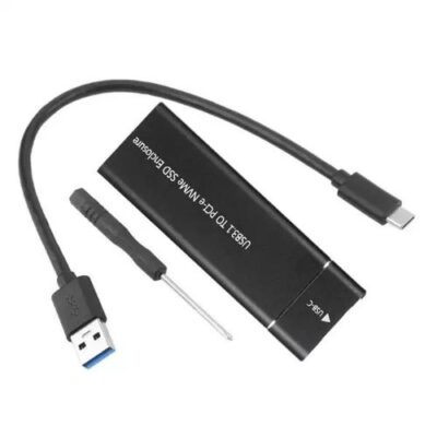 M.2 Nvme + NGFF SSD Case