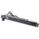 MTN 10-way UK Plug PDU Black