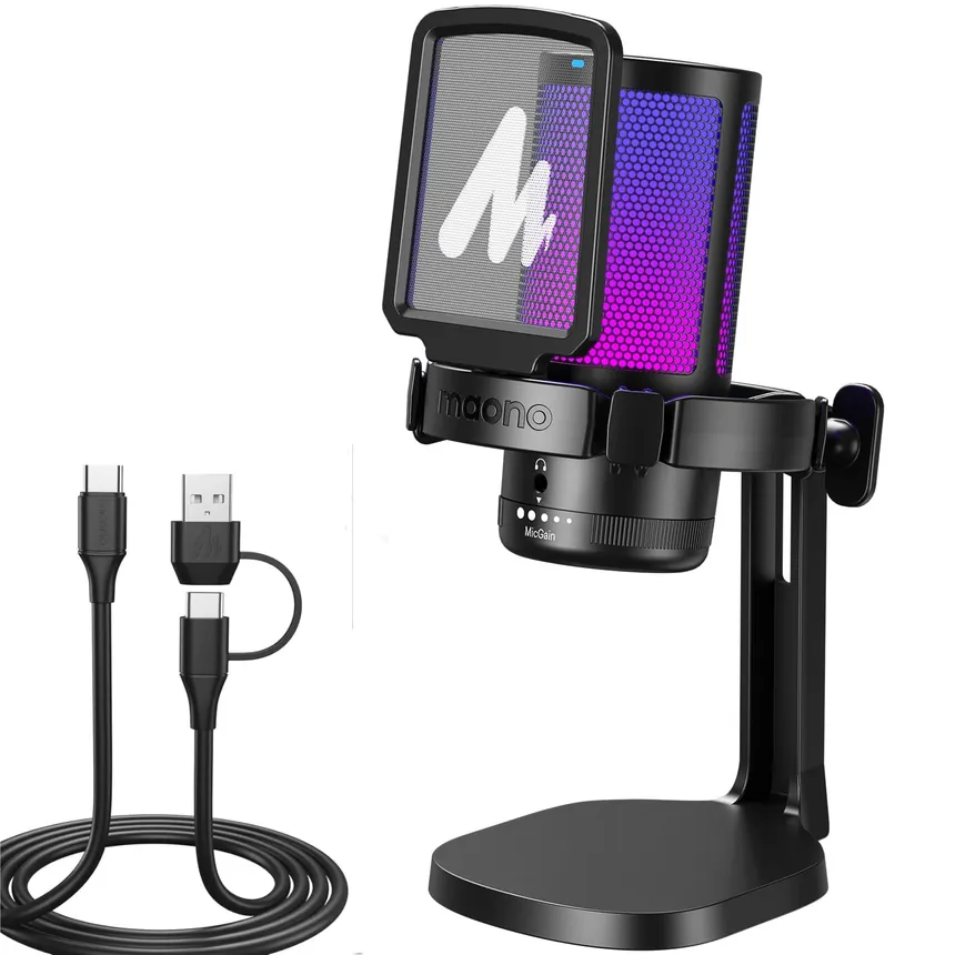 Maono DGM20 Black USB Microphone - Image 2