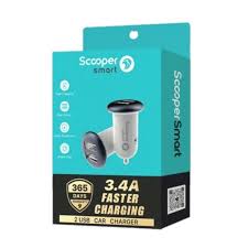 Scooper SCC-02M Car Charger 3.4A Fast Charging for 2 - Image 4
