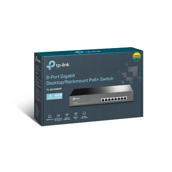 TP-Link TL-SG1008MP – 8-Port Gigabit PoE+ switch