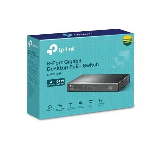 TP-Link TL-SG1008P 8-Port Gigabit Switch with 4 PoE+ Ports - Image 3