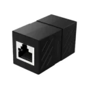 UGREEN RJ45 Network Keystone Jack Inline Coupler Female to Female 1pcs (Black)- UG-20390