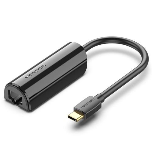 Vention USB-C to Gigabit Ethernet Adapter 0.15M Black- CFBBB